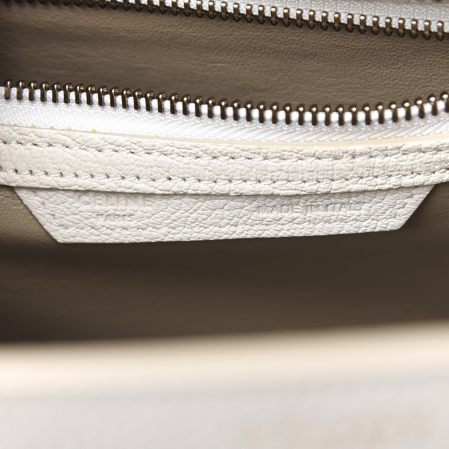 Goatskin Micro Luggage White