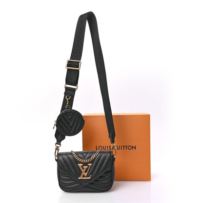 Louis Vuitton Calfskin New Wave Multi Pochette Black 10 of 10