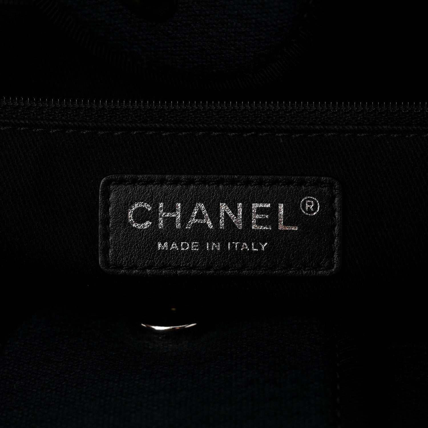 Chanel Mixed Fibers Medium Deauville Tote Dark Blue 7 of 11
