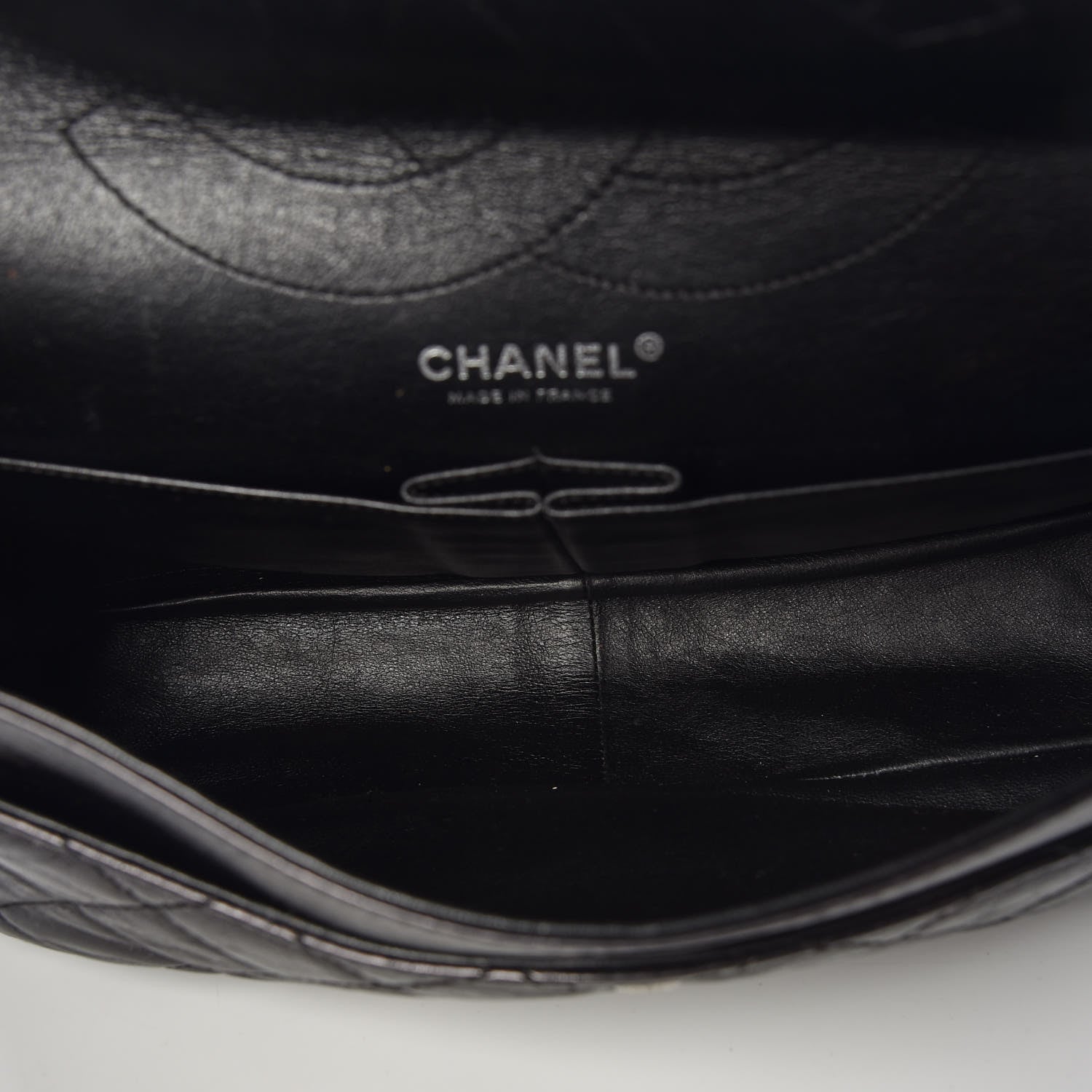 Chanel Metallic Aged Calfskin Quilted 2.55 Reissue 227 Flap So Black 7 of 9
