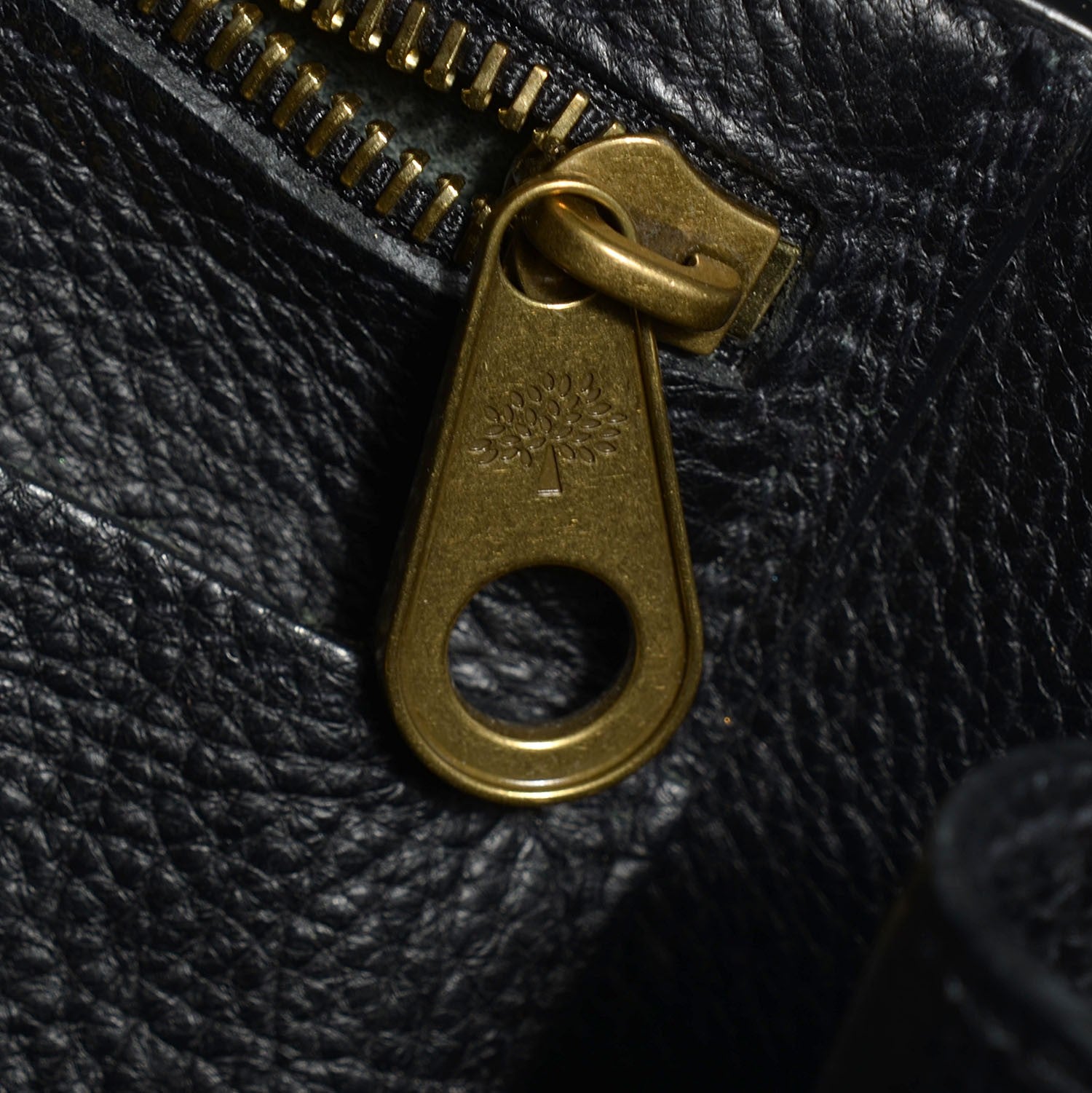 Mulberry Natural Leather Bayswater Black 9 of 10