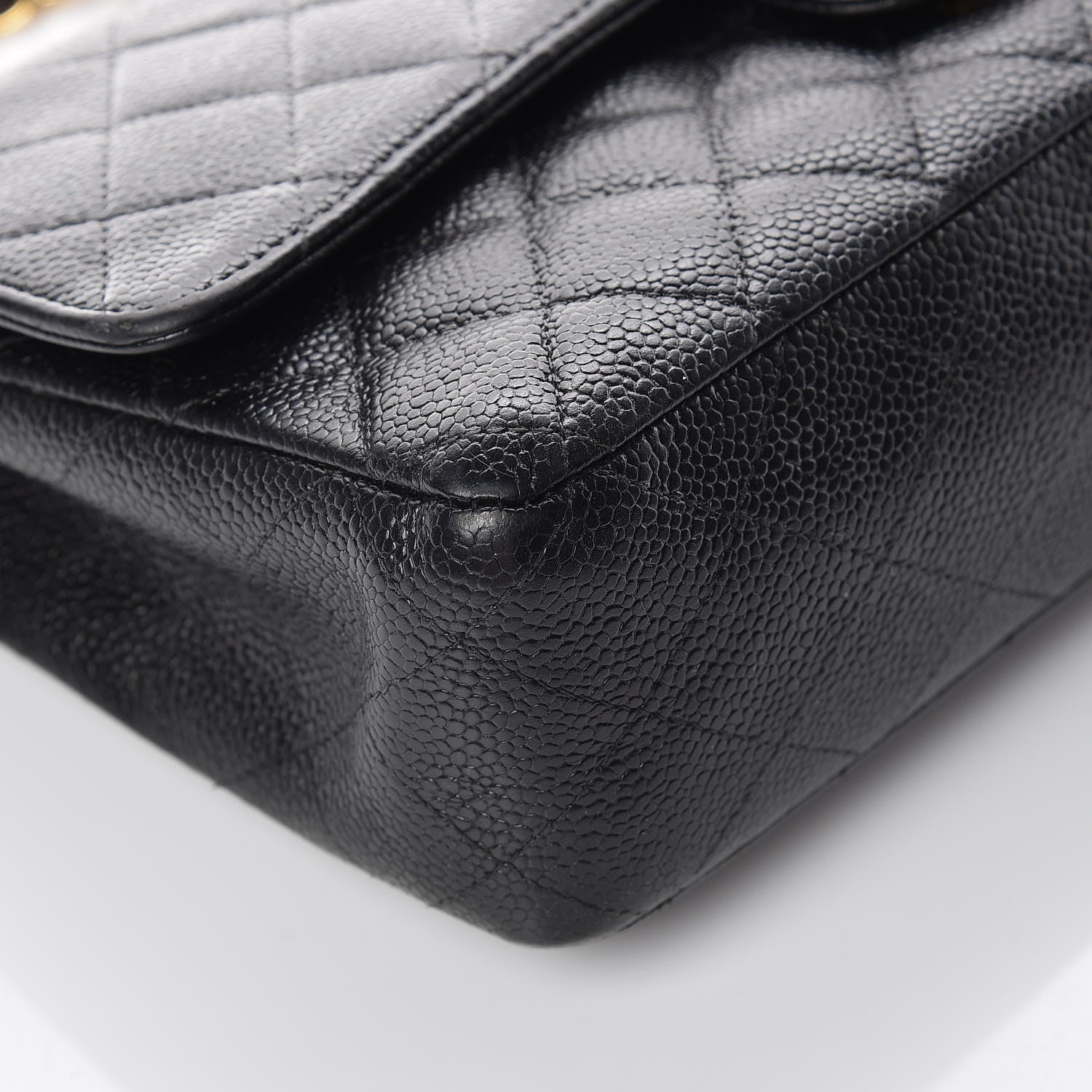 Chanel Caviar Quilted Medium Double Flap Black 15 of 19