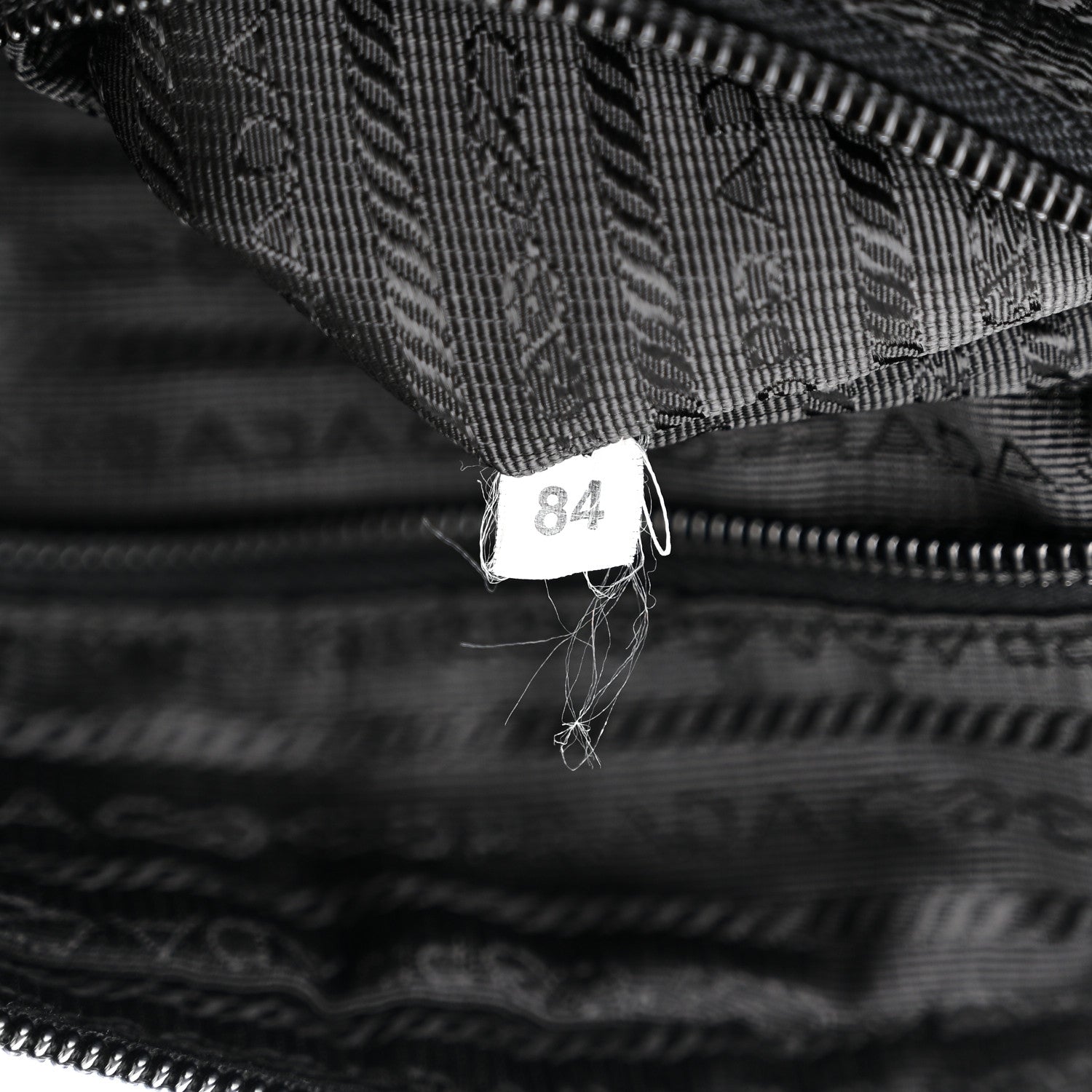 Prada Tessuto Nylon Multi Pocket Belt Bag Black 7 of 12