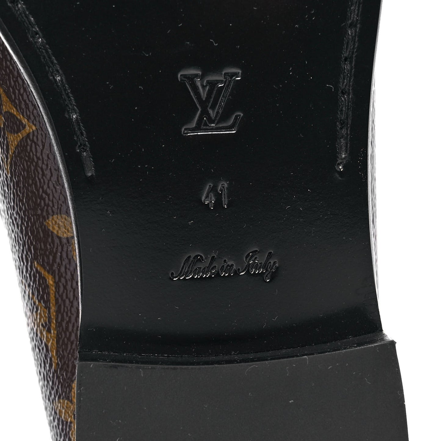 Monogram Chess Flat Loafer 41