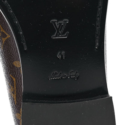 Louis Vuitton Monogram Chess Flat Loafer 41 6 of 9