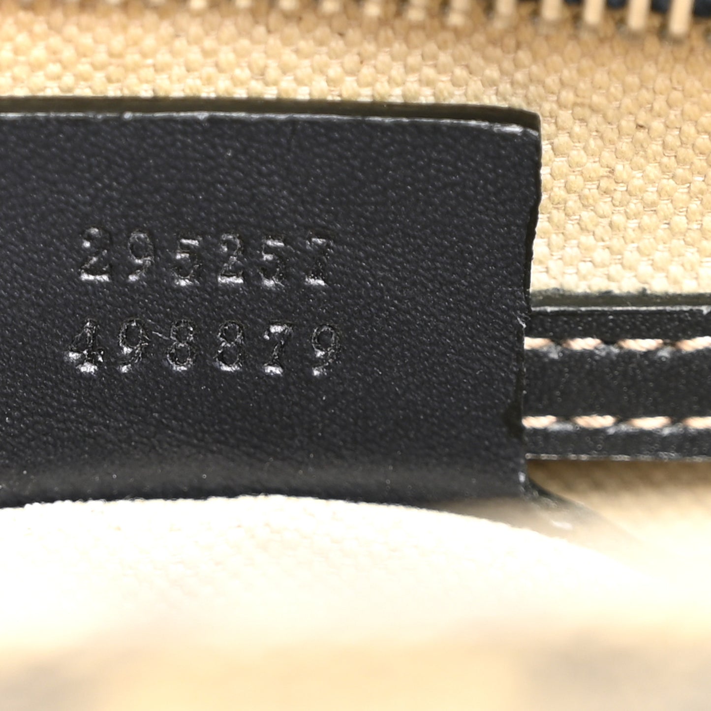 GG Supreme Monogram Small Flat Side Zip Messenger Bag Beige Blue