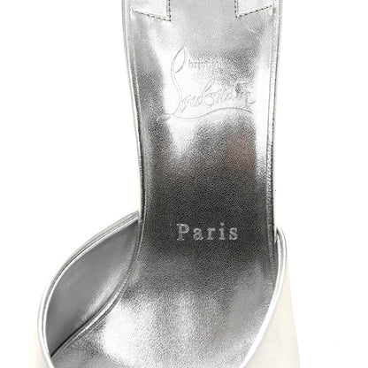 Christian Louboutin Metallic Nappa Me Dolly 120 Sandals 40 Silver 7 of 8