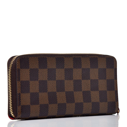 Louis Vuitton Damier Ebene Clemence Wallet Cherry 3 of 7