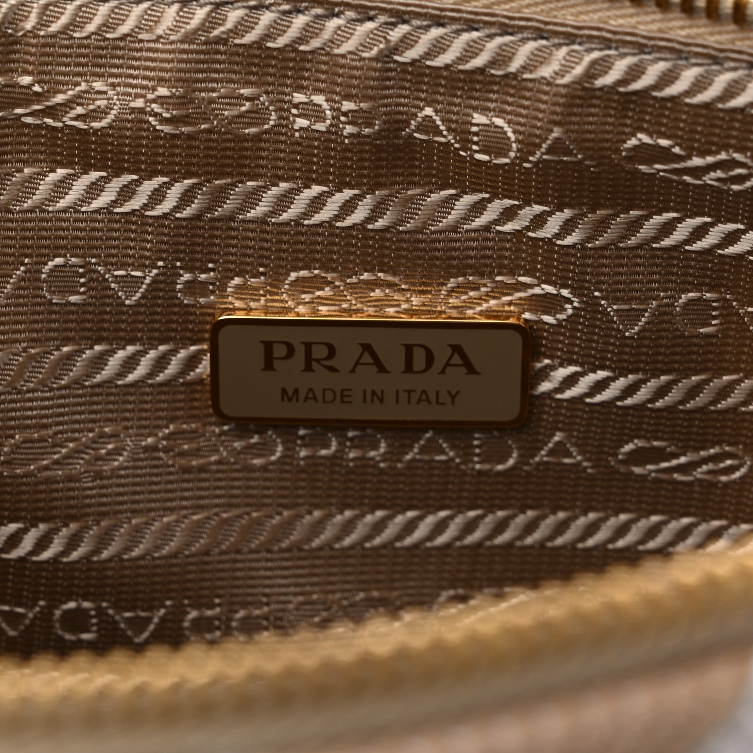 Prada Jacquard Triangolo Symbole Embroidered Mini Triangle Bag Corda Talco 6 of 9