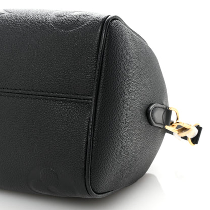 Louis Vuitton Empreinte Monogram Giant Speedy Bandouliere 25 Black 9 of 9