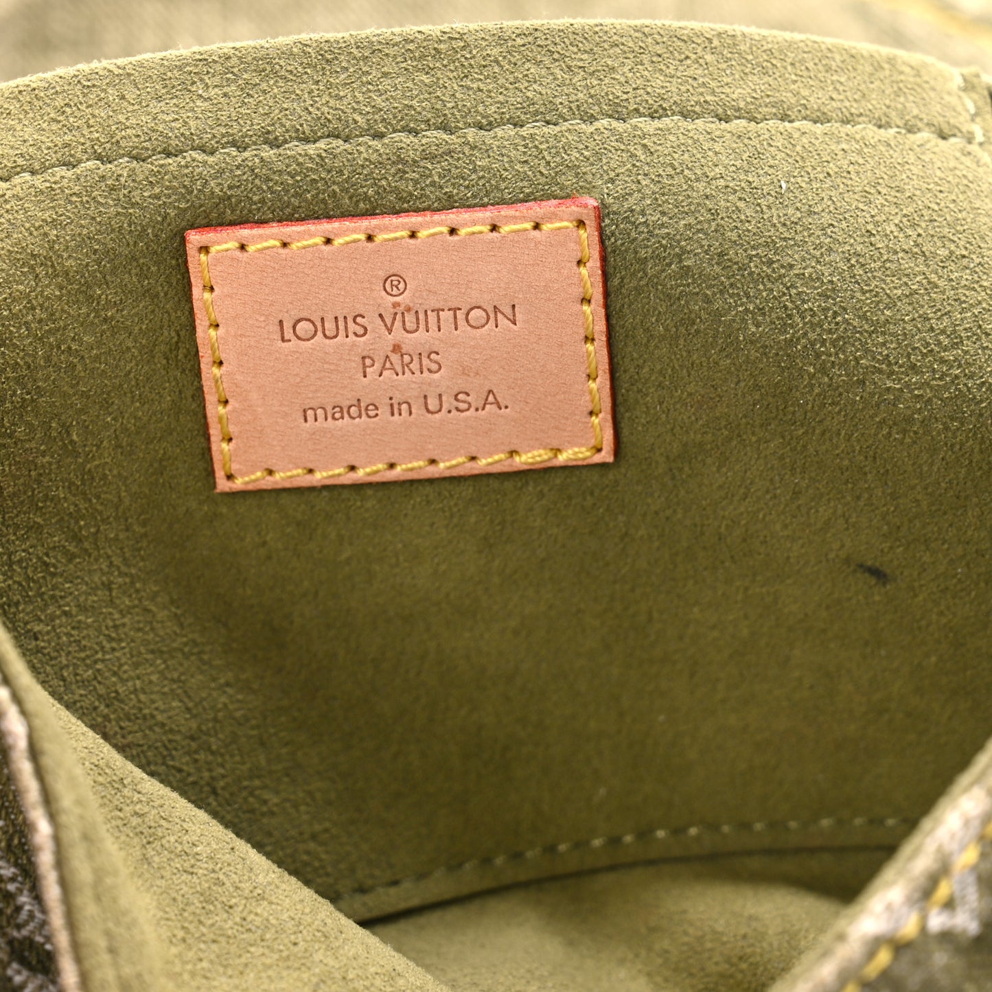 Monogram Denim Mini Pleaty Lichen