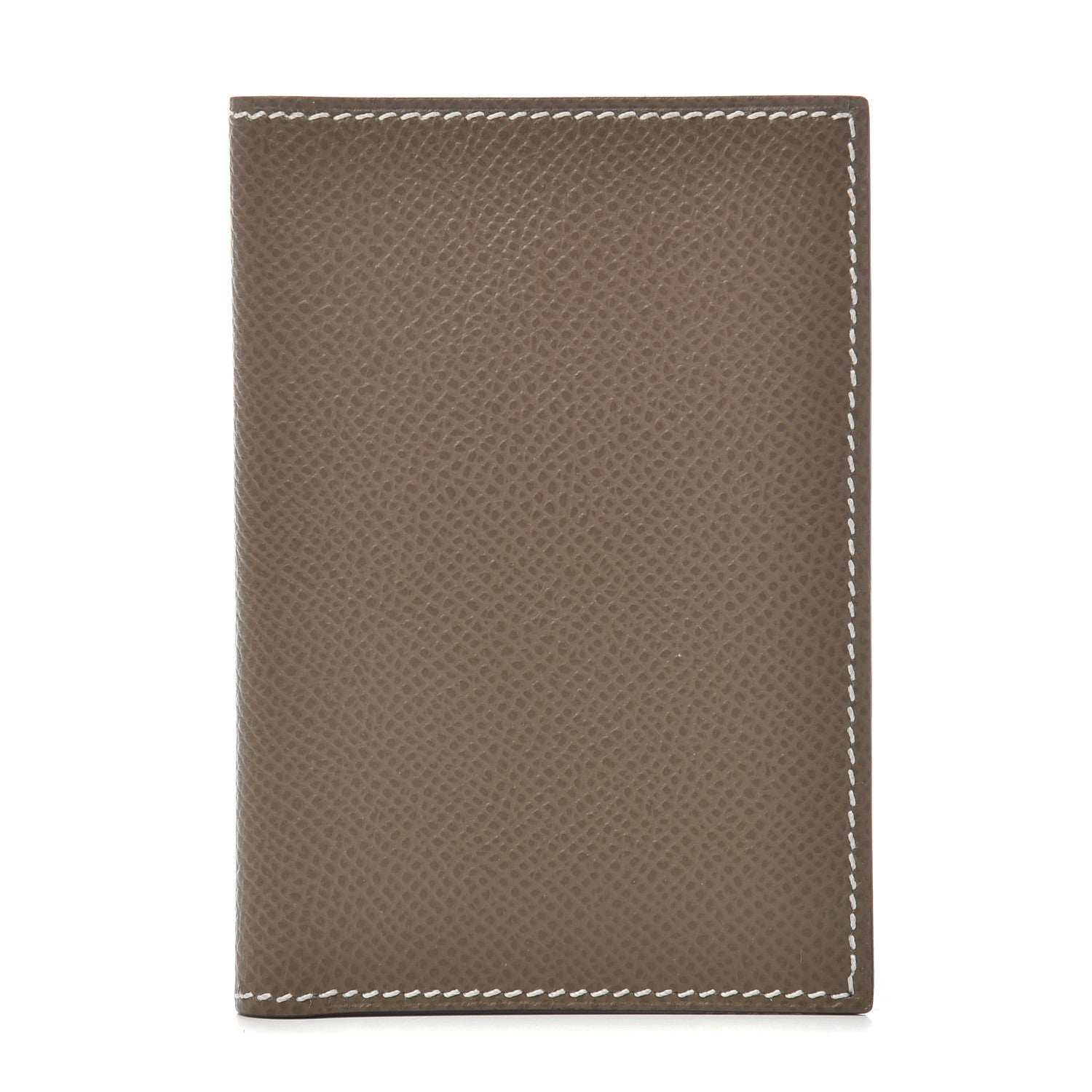 Hermes Epsom MC2 Euclide Card Holder Case Etoupe 1 of 6