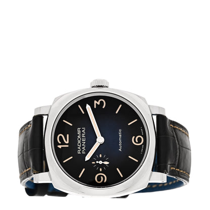 Panerai Stainless Steel Alligator 42mm Radiomir Automatic Watch Blue PAM00933 2 of 6