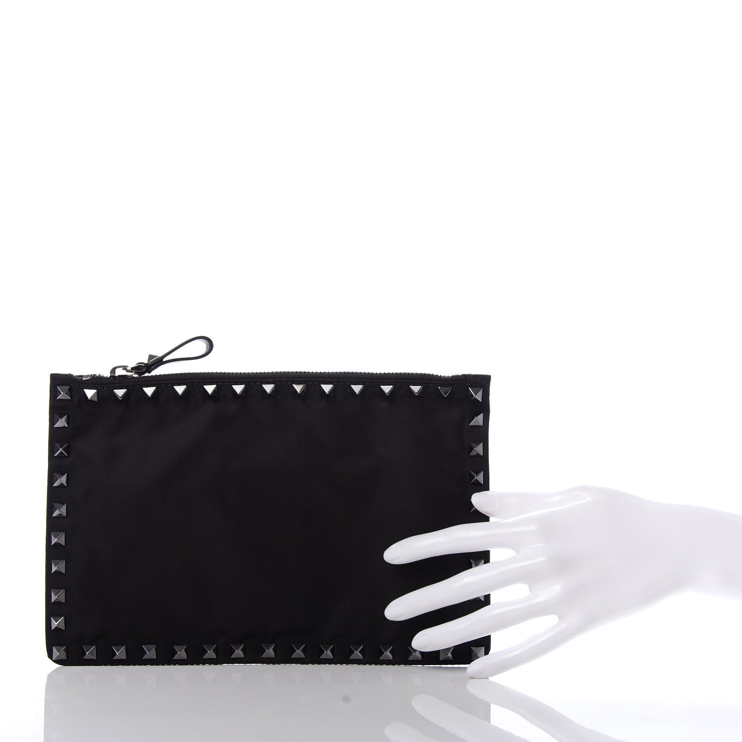 Valentino Garavani Nylon Rockstud Zip Pouch Black 2 of 6