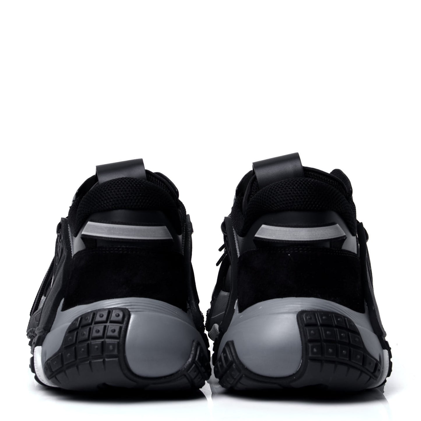 Mesh Suede Mens Wod Sneakers 45 Black Dark Grey