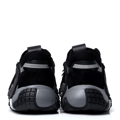 Valentino Garavani Mesh Suede Mens Wod Sneakers 45 Black Dark Grey 4 of 6