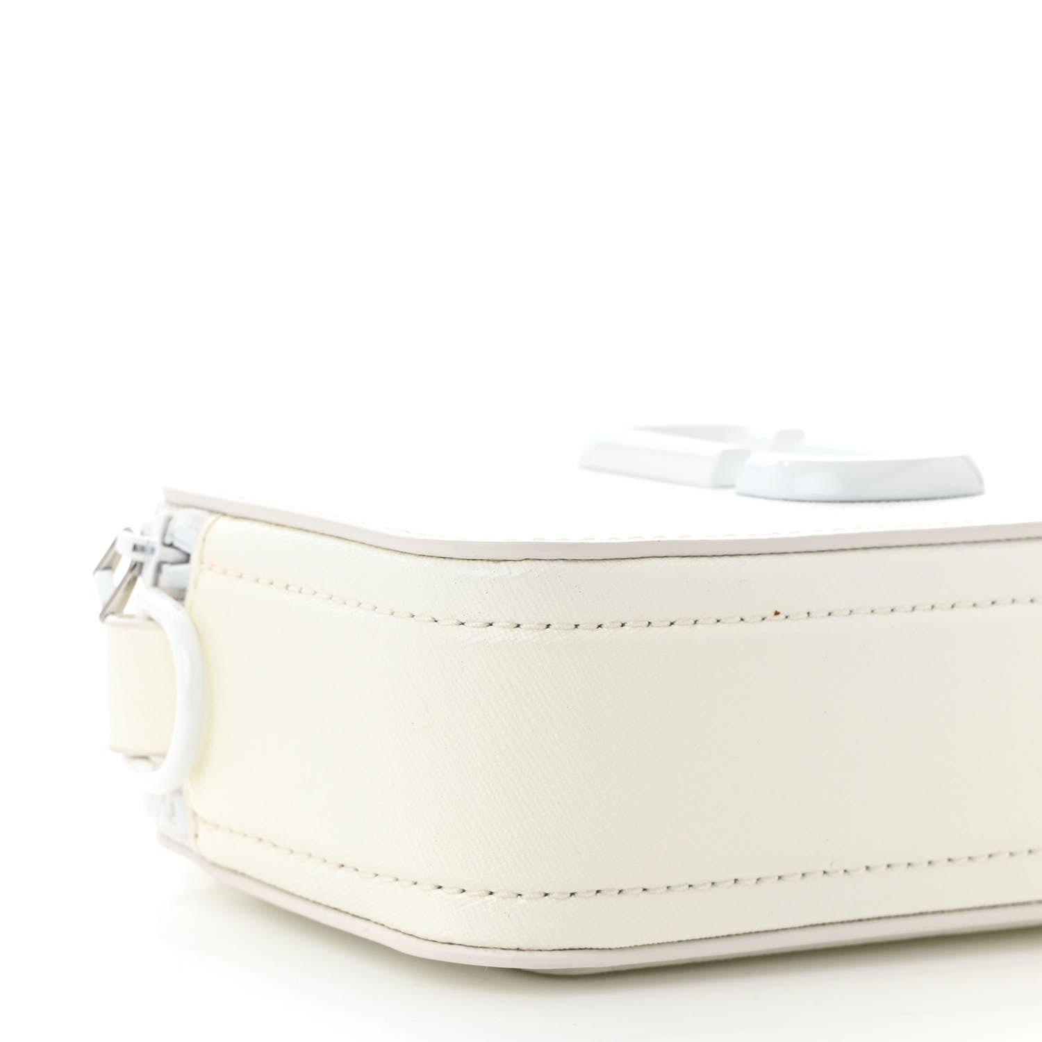 Marc Jacobs Saffiano Small Snapshot Camera Bag White 10 of 11
