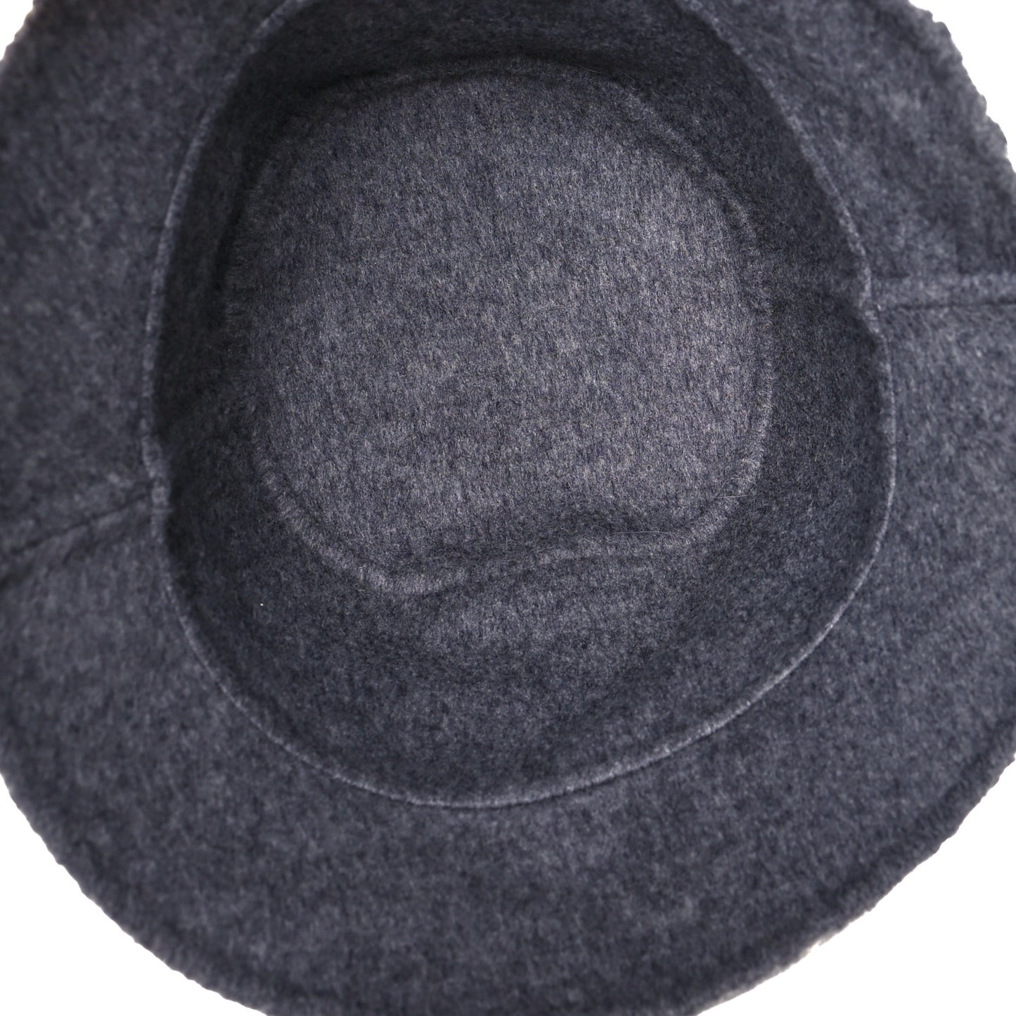 Wool Oblique Jacquard Bucket Hat Grey