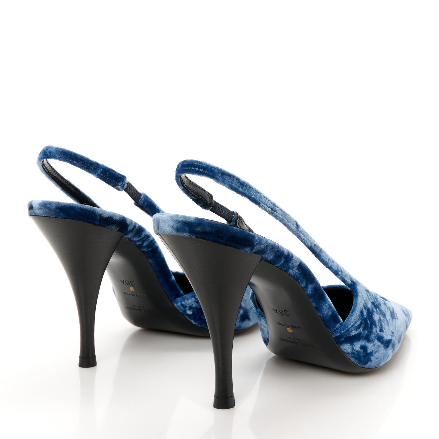 Velvet Tom 90 Dream Slingback Pumps 36.5 Denim