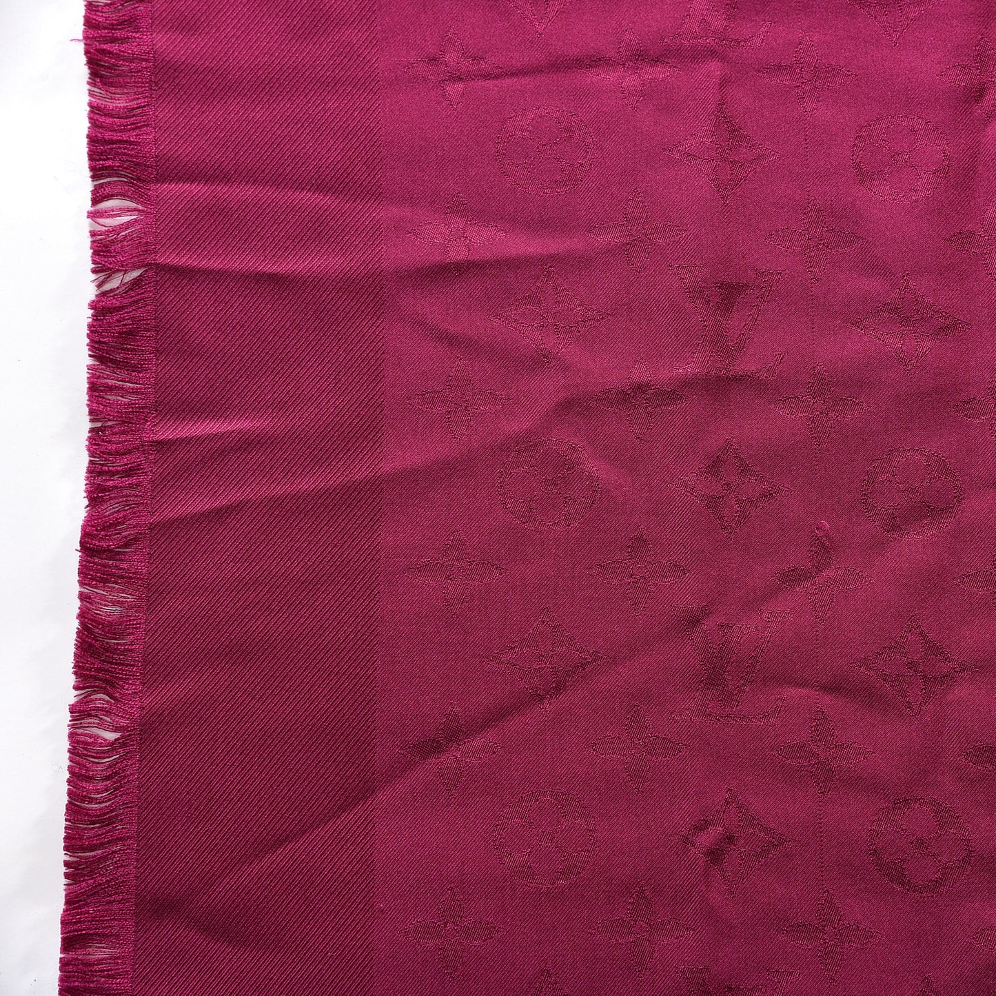 Silk Monogram Shawl