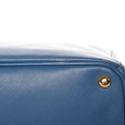Prada Saffiano Large Galleria Double Zip Tote Cobalto 31 of 33