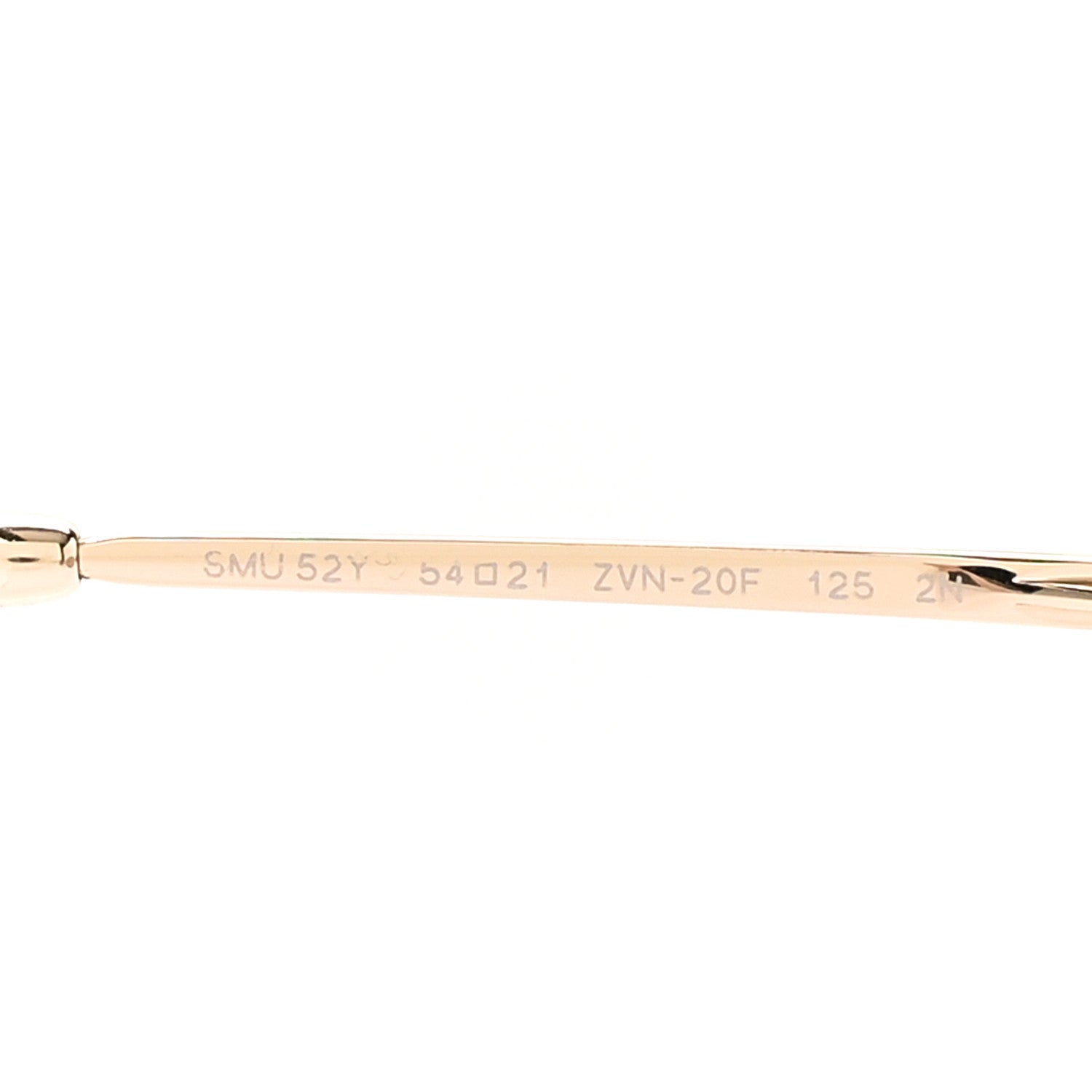 Miu Miu Metal Oval Sunglasses SMU52Y Gold 6 of 6