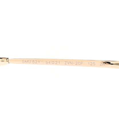 Miu Miu Metal Oval Sunglasses SMU52Y Gold 6 of 6