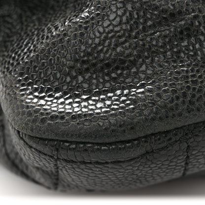 Chanel Caviar Quilted Medium Elastic Flap Black 13 of 16