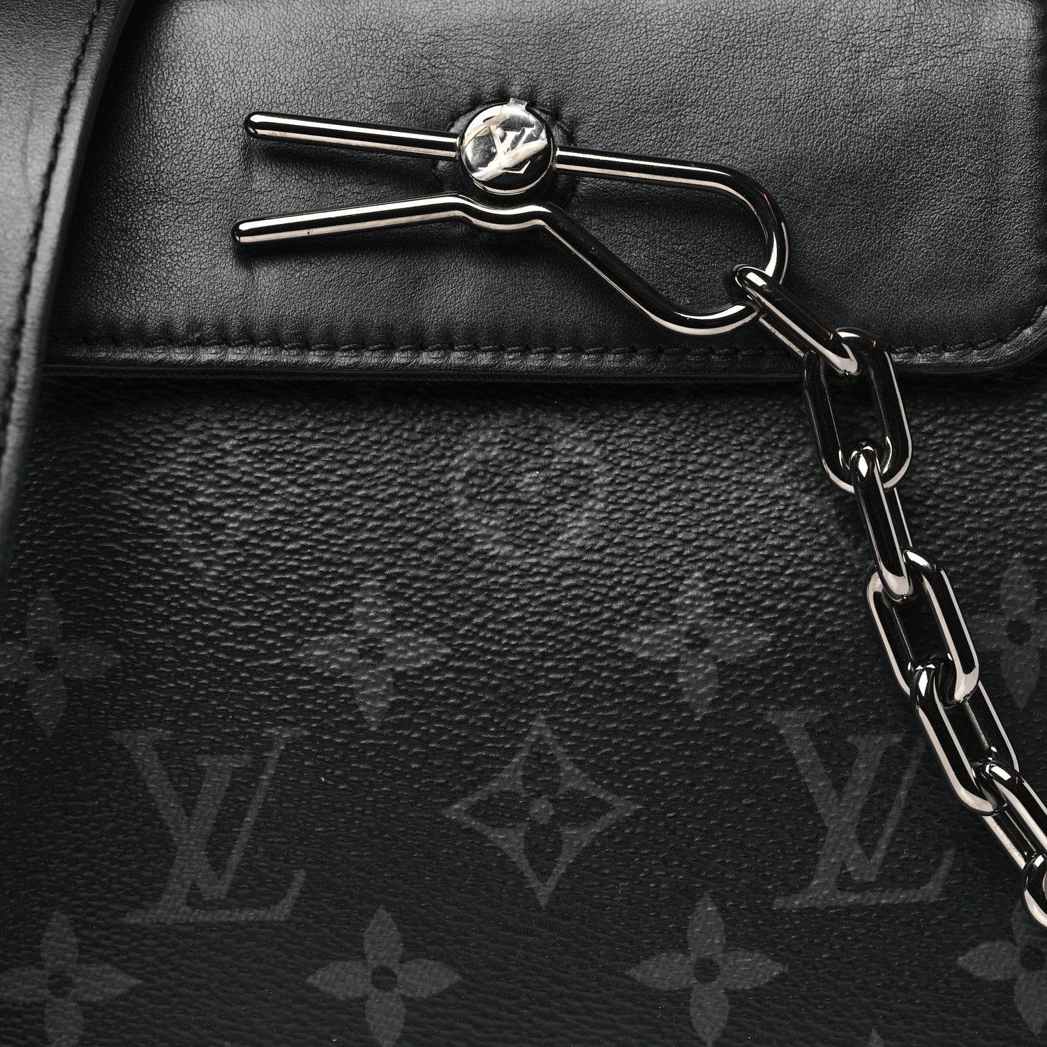 Louis Vuitton Monogram Eclipse Nano Steamer 7 of 9