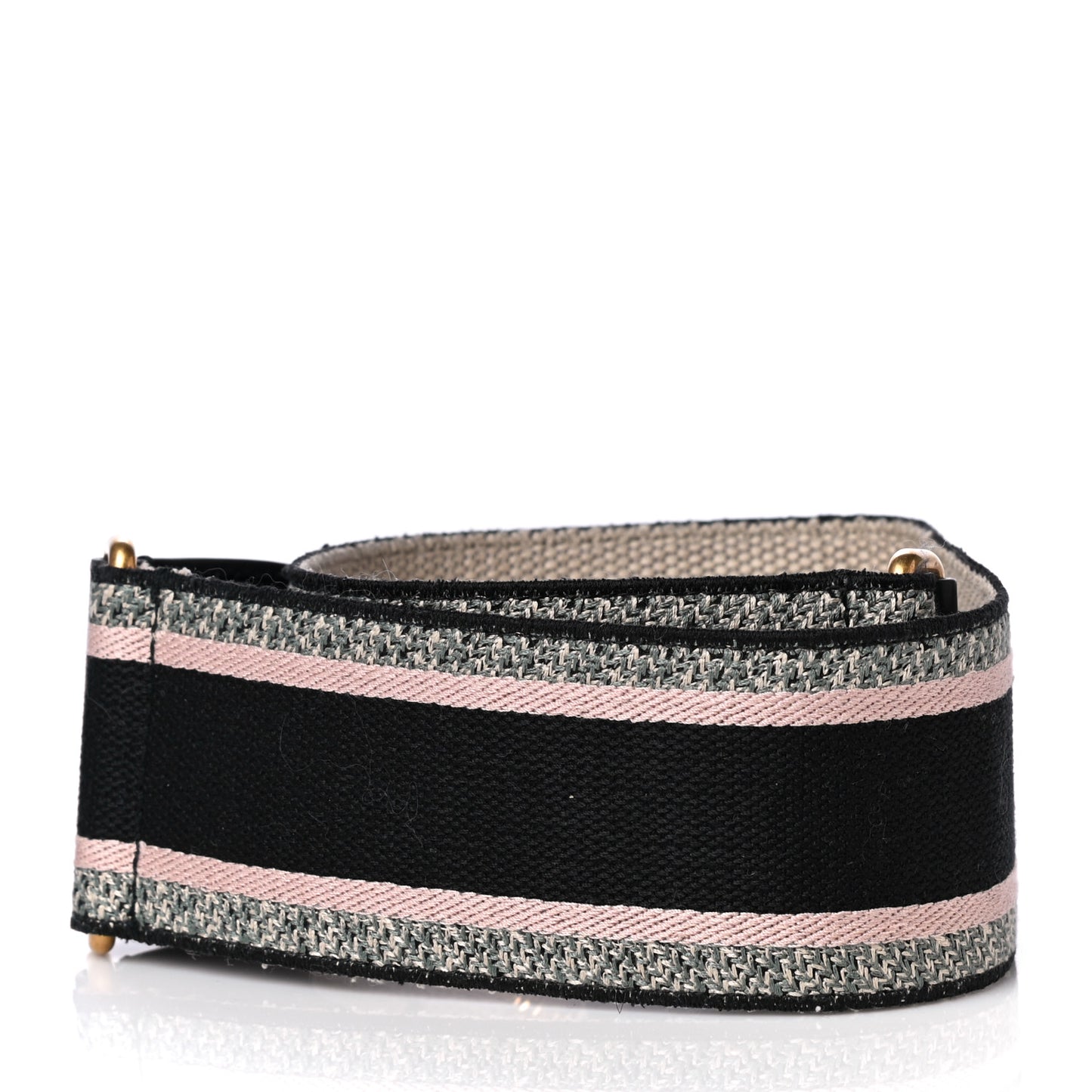 Canvas Embroidered Shoulder Strap Rose Multicolor