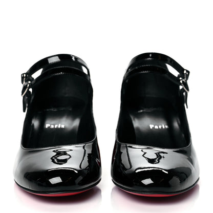 Christian Louboutin Patent Miss Jane Mary Janes 55 Pumps 40.5 Black 2 of 7