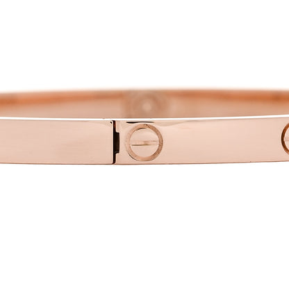 Cartier 18K Pink Gold Small LOVE Bracelet 16 5 of 8