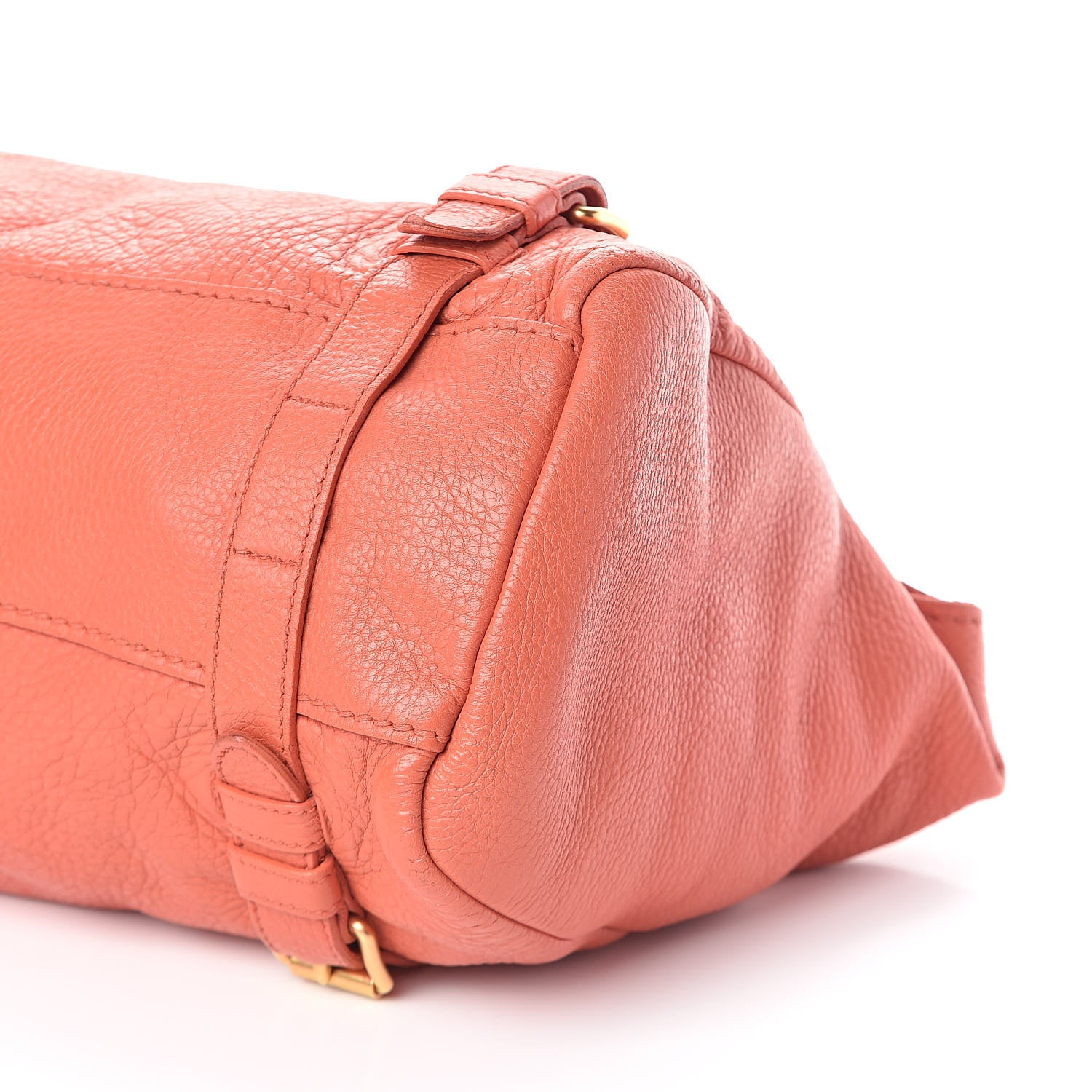 Prada Cervo Antik Easy A Foldover Pushlock Satchel Corallo 8 of 16