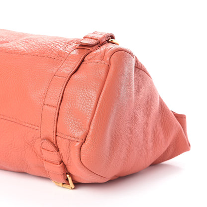 Prada Cervo Antik Easy A Foldover Pushlock Satchel Corallo 8 of 16