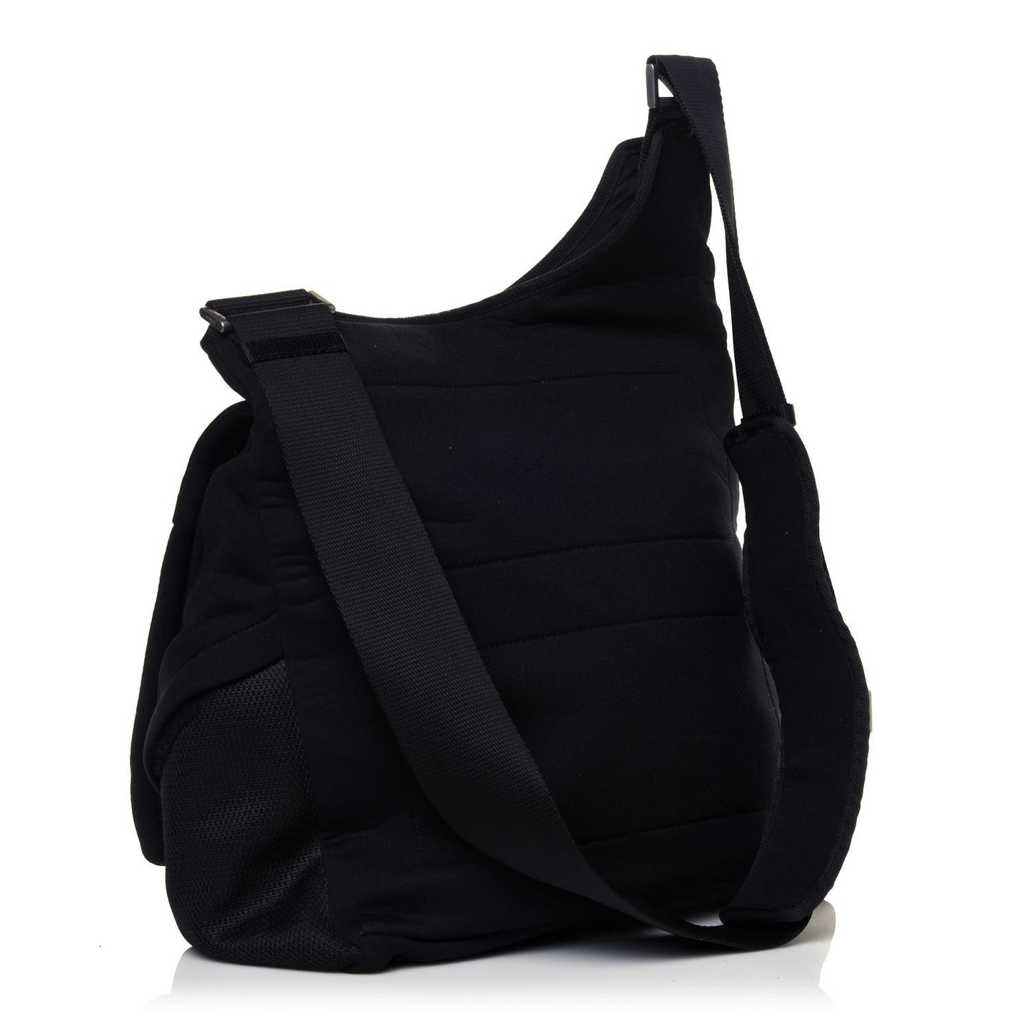Tessuto Nylon Sport Messenger Bag Black
