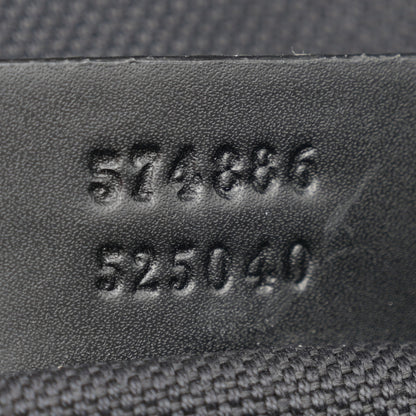 Gucci GG Supreme Monogram Web Shoulder Bag Black Grey 7 of 13