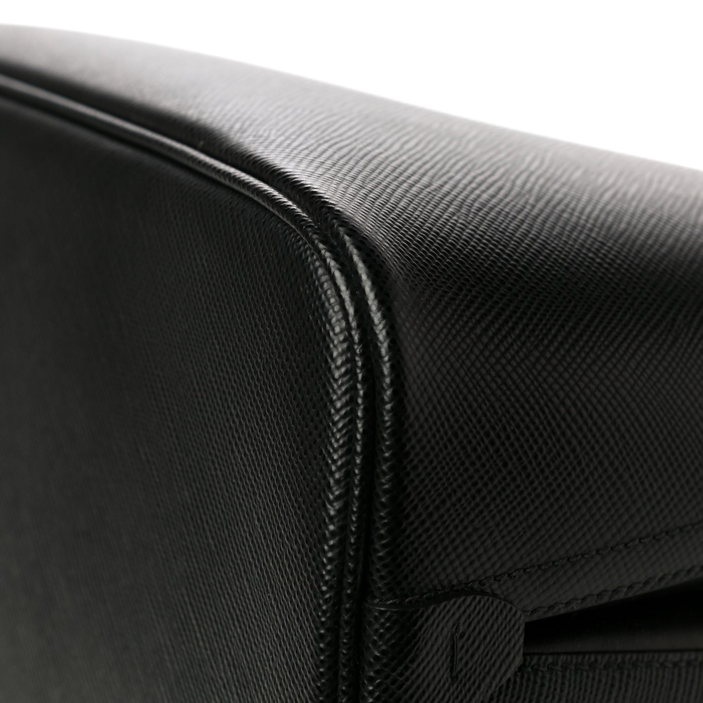 Saffiano Cuir Small Matinee Tote Black