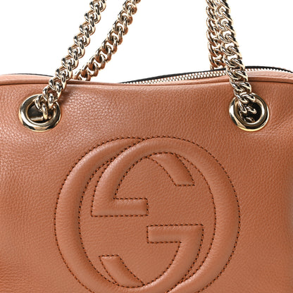 Gucci Pebbled Calfskin Small Soho Bowler Moka 8 of 10