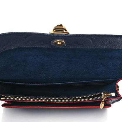 Louis Vuitton Empreinte Vavin Chain Wallet Marine Rouge 5 of 9