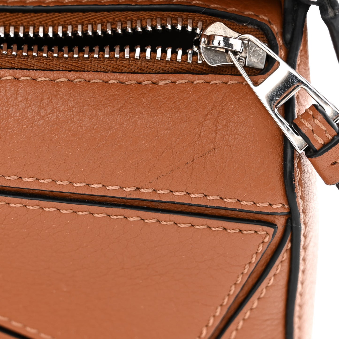 Calfskin Mini Puzzle Bag Tan