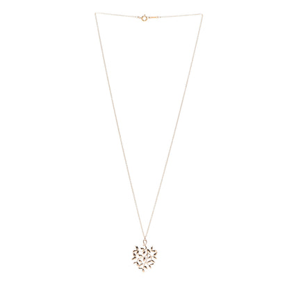 Tiffany 18K Yellow Gold Small Paloma Picasso Olive Leaf Pendant Necklace 3 of 6