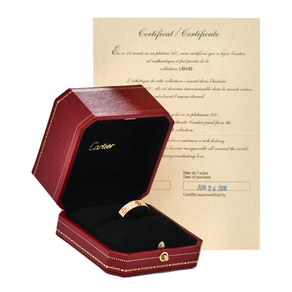 Cartier 18K Yellow Gold 5.5mm LOVE Ring 59 8.75 5 of 5