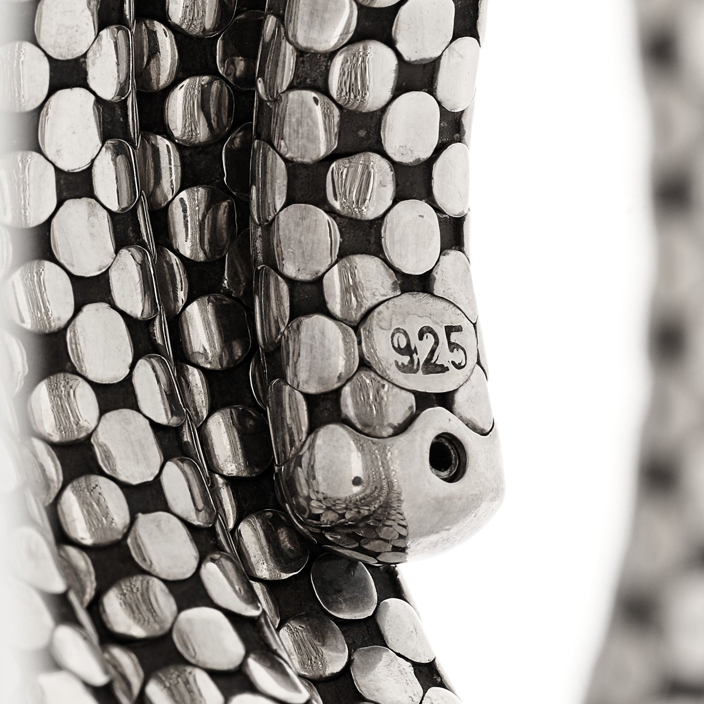 Sterling Silver Dot Four Coil Bracelet