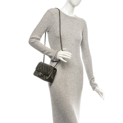 Chanel Caviar Quilted Mini Square Flap Dark Charcoal 2 of 7