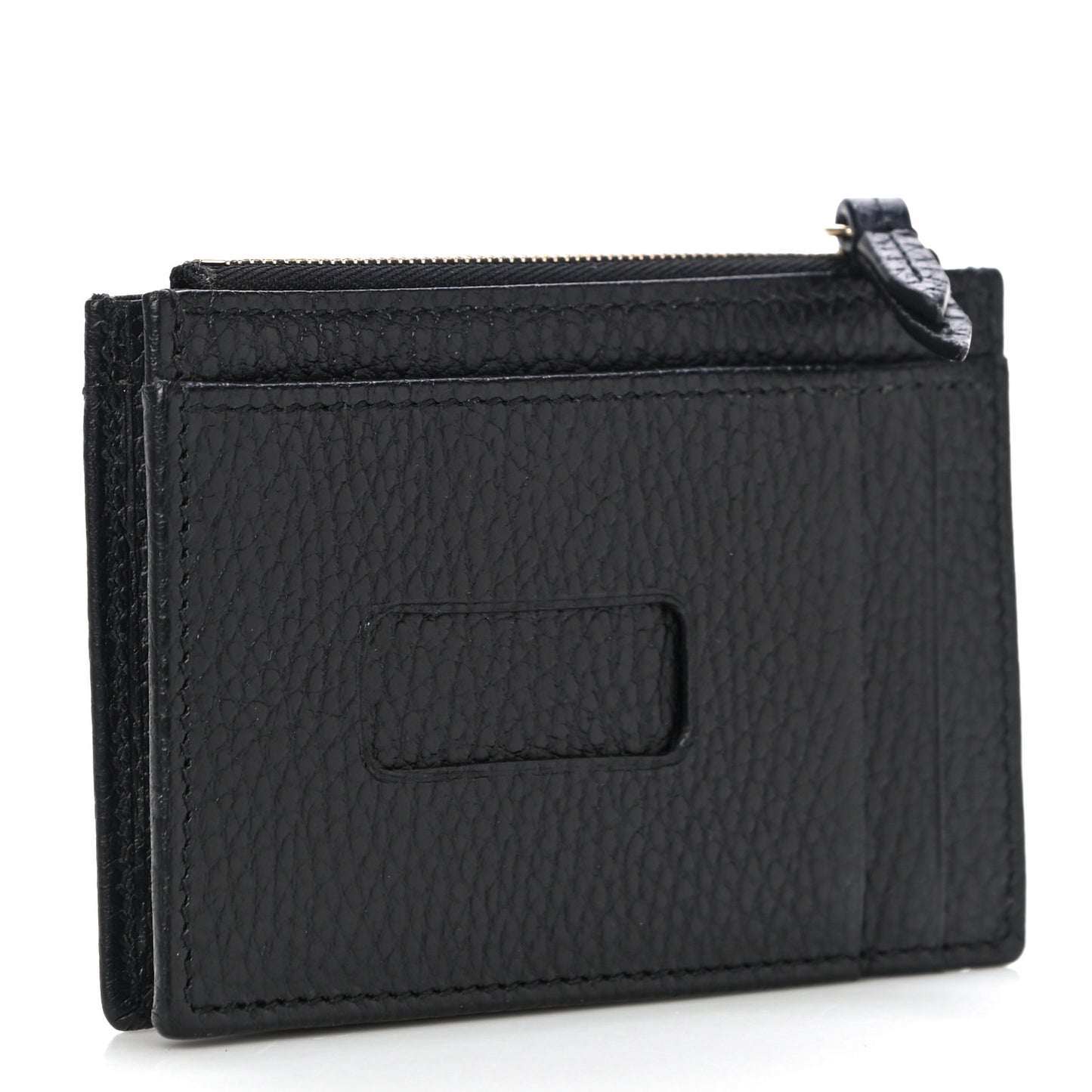 Dollar Calfskin GG Marmont Coin Case Card Holder Black