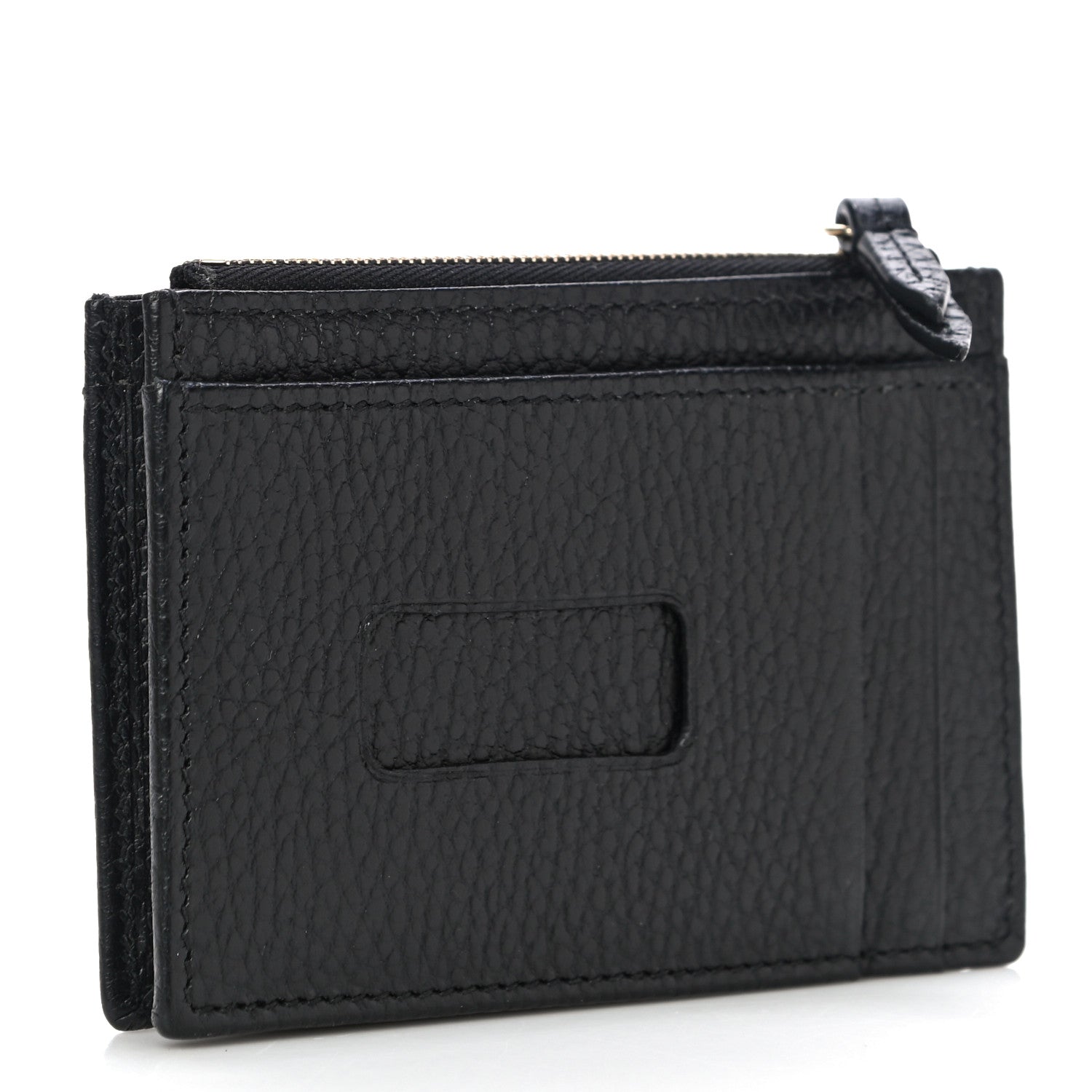 Gucci Dollar Calfskin GG Marmont Coin Case Card Holder Black 3 of 9