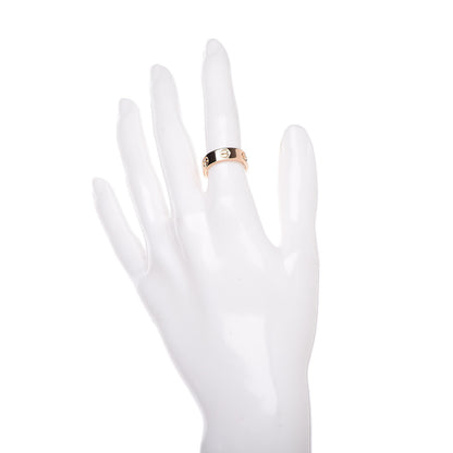 Cartier 18K Pink Gold 5.5mm LOVE Ring 49 4.75 2 of 4