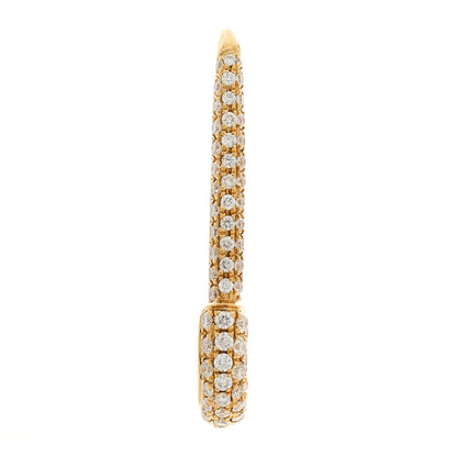 Anita Ko 18K Yellow Gold Diamond Safety Pin Earring 3 of 7