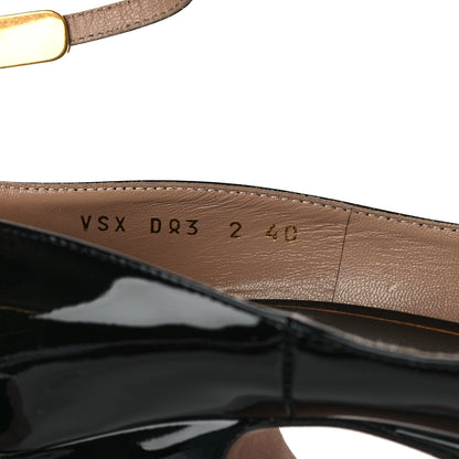 Valentino Garavani Patent Tan-Go 55/155mm Platform Pumps 40 Black 8 of 8
