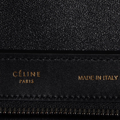 Celine Satin Calfskin Small Tri-Color Trapeze Alizarin 7 of 9